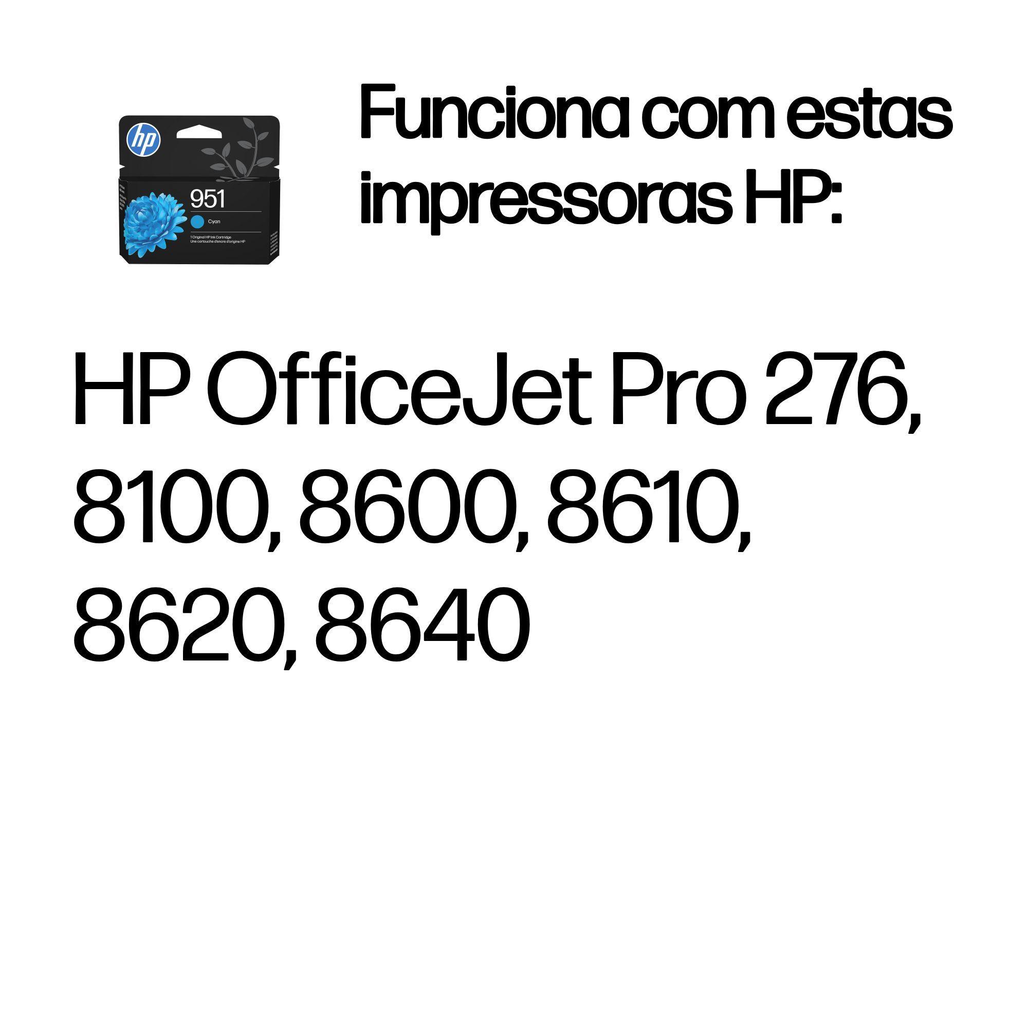 Tinteiro HP 951 CN050AE#LS1 (535 páginas a cores - Ciano), miniatura 2