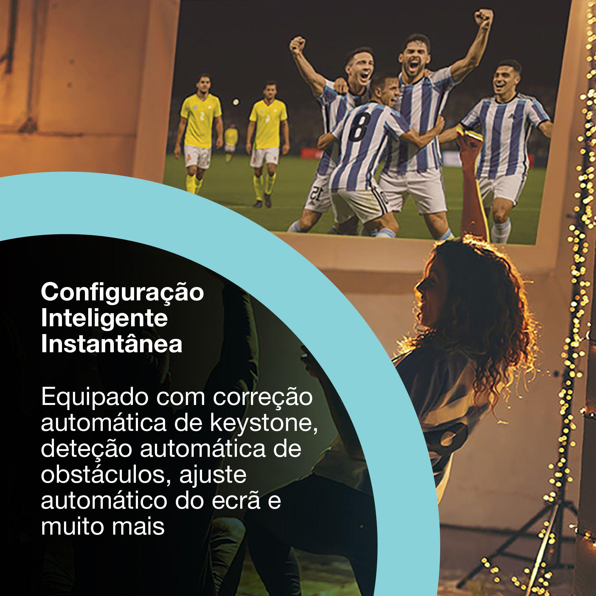 Projetor EPSON Lifestudio POP Plus EF-62B (4K - 30 a 150 polegadas - Google TV - Preto metalizado) — miniatura 3