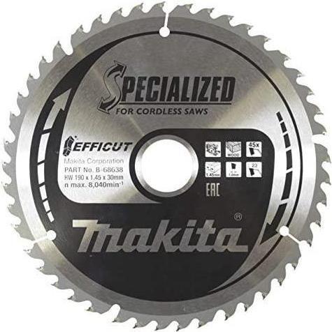 Lâmina para Serra Circular MAKITA Efficut B-68638 (190 mm)
