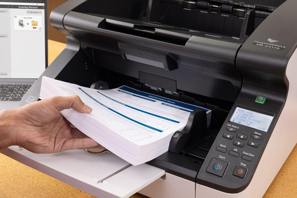 Scanner de Documentos CANON imageFORMULA DR-G2110 (RJ-45, USB - Branco), miniatura 4