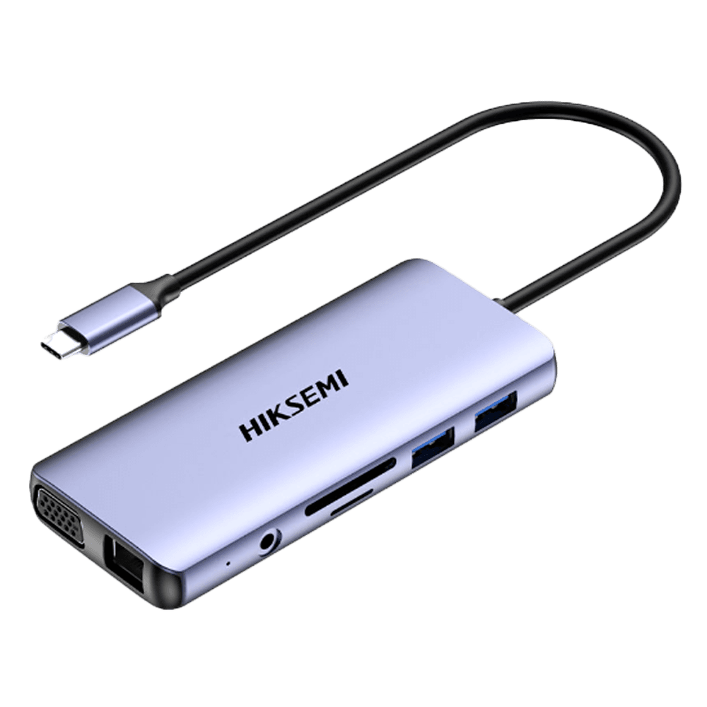 Hub USB-C HIKVISION HS-HUB-DS11 (Cinzento)