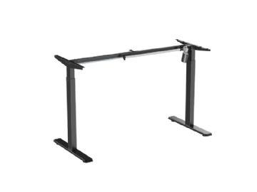 Estrutura de Secretária Regulável em Altura LOGILINK EO0052 (710–1190 mm - Preto)