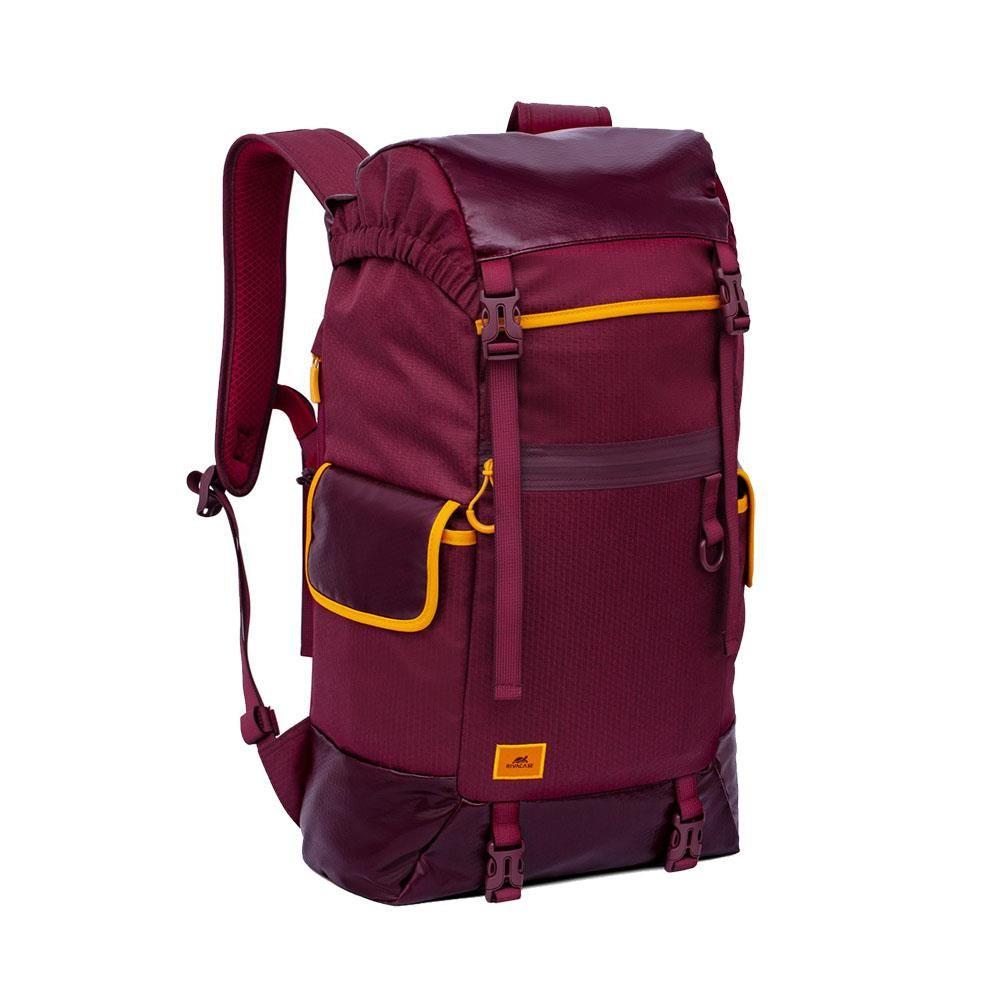 Mochila para Portátil RIVACASE 5361 (30 L - Poliéster, poliuretano - 17,3 polegadas - Vermelho Borgonha)