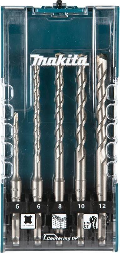 Conjunto de Brocas para Betão MAKITA E-15724 (SDS-Plus - 5 Peças)
