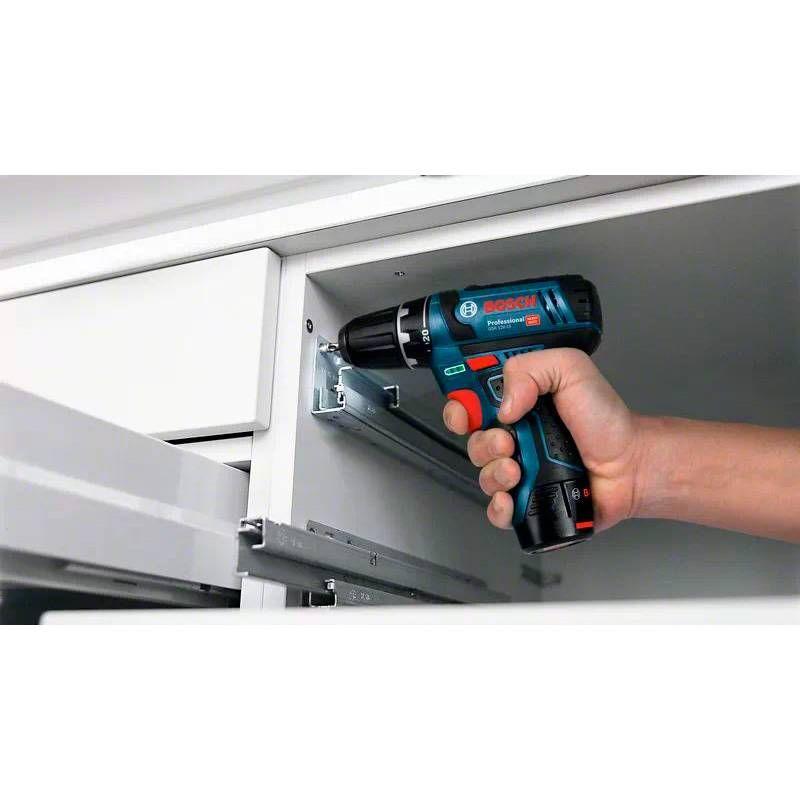 Berbequim/Aparafusadora BOSCH GSR 12V-15 Solo Professional (12 V - Bateria - Iões de lítio - Azul/Preto), miniatura 2