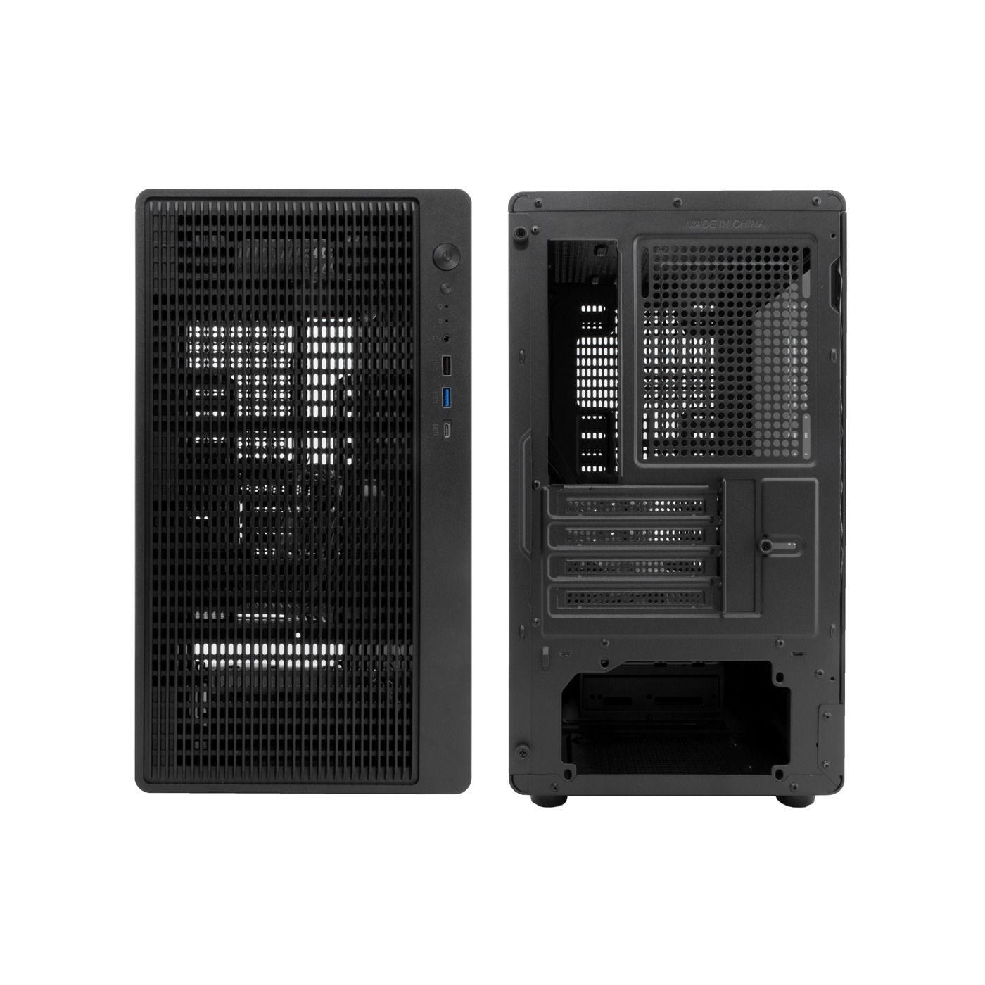 Caixa Gaming Micro-ATX COOLBOX GM350 Darkface (Micro-ATX e Mini-ITX - Micro-ITX, Micro ATX - Preto) — miniatura 6