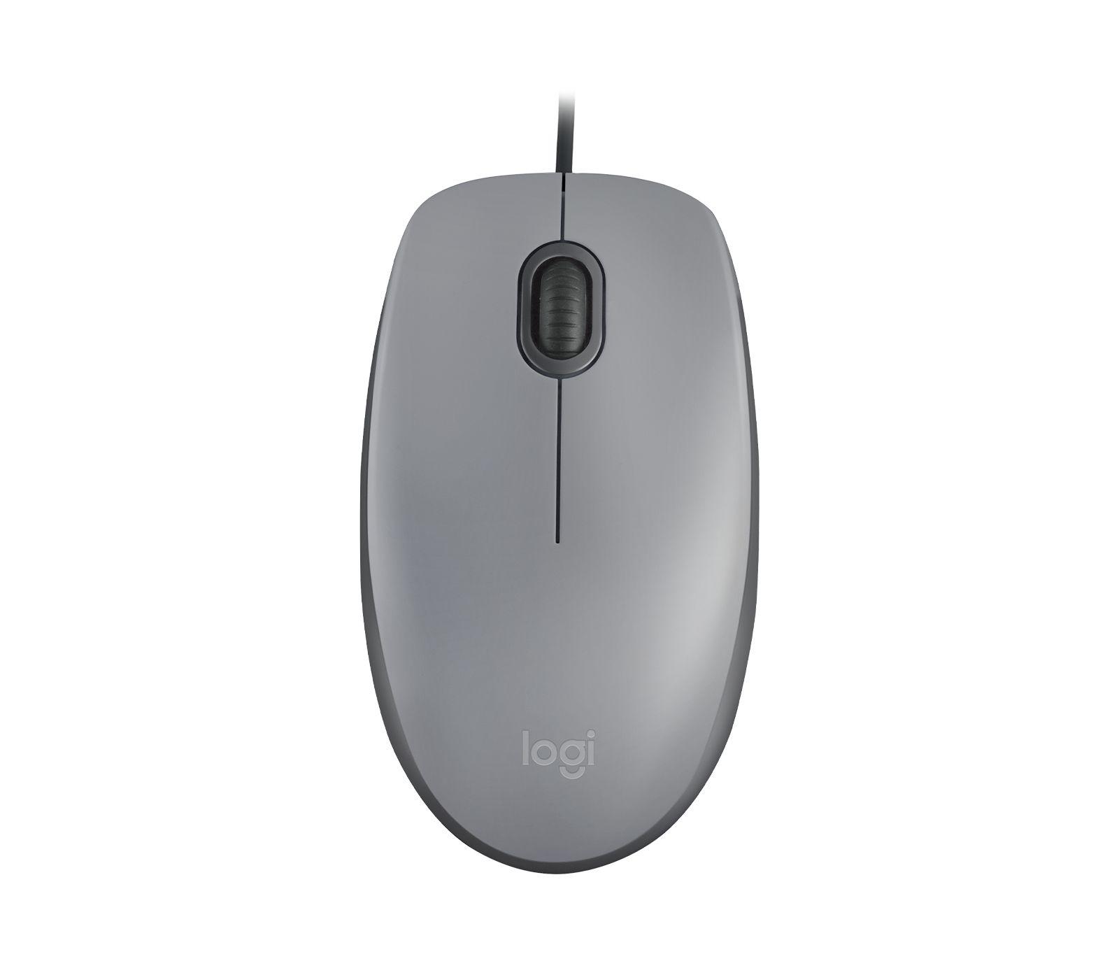 Rato LOGITECH M110 Silent (Ambidestro - 1000 DPI - Ótico - Cinzento) — miniatura 3