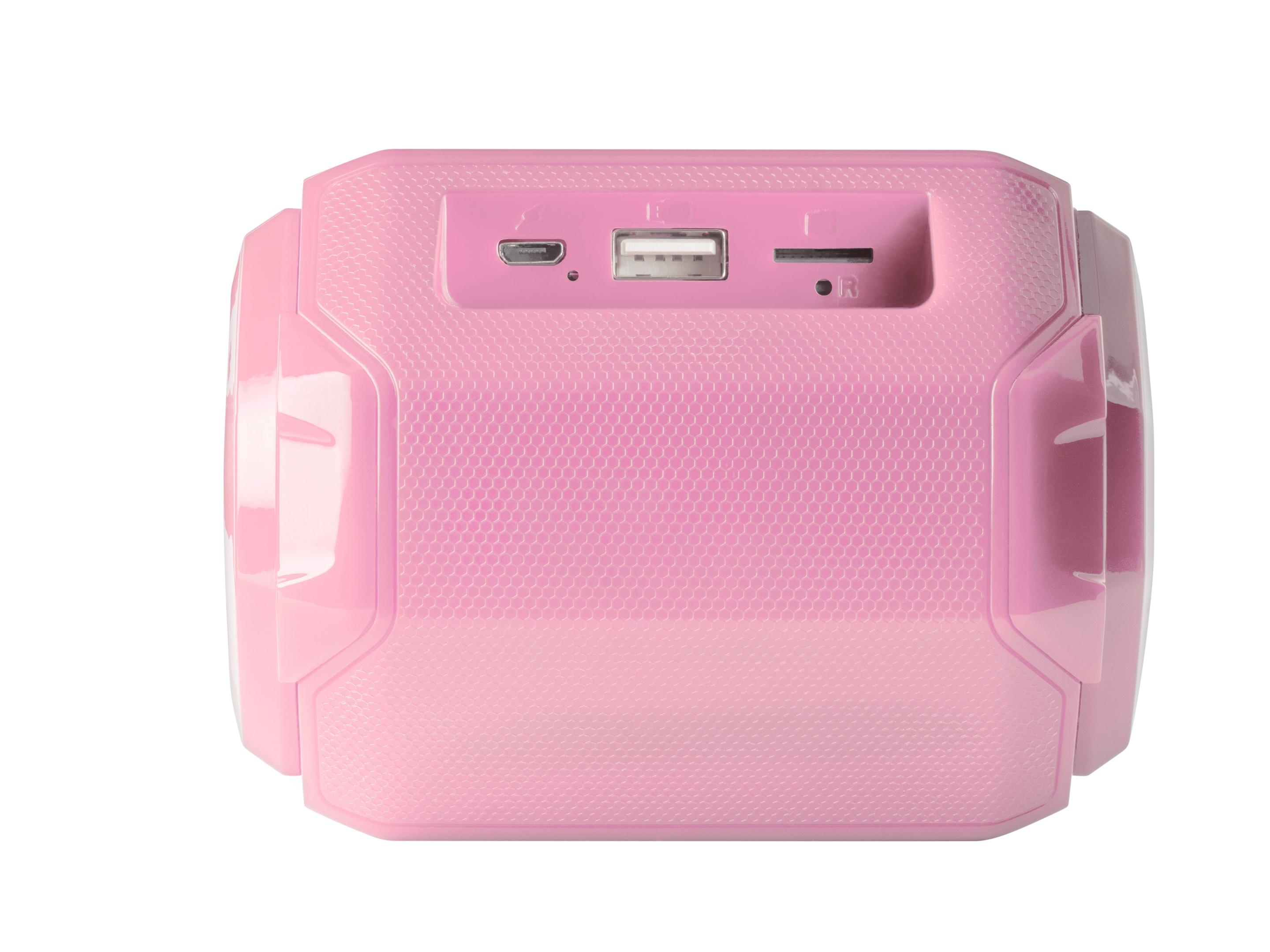 Coluna Portátil MARS GAMING MSBAXP (10 W - Com fios e sem fios - Rosa), miniatura 3