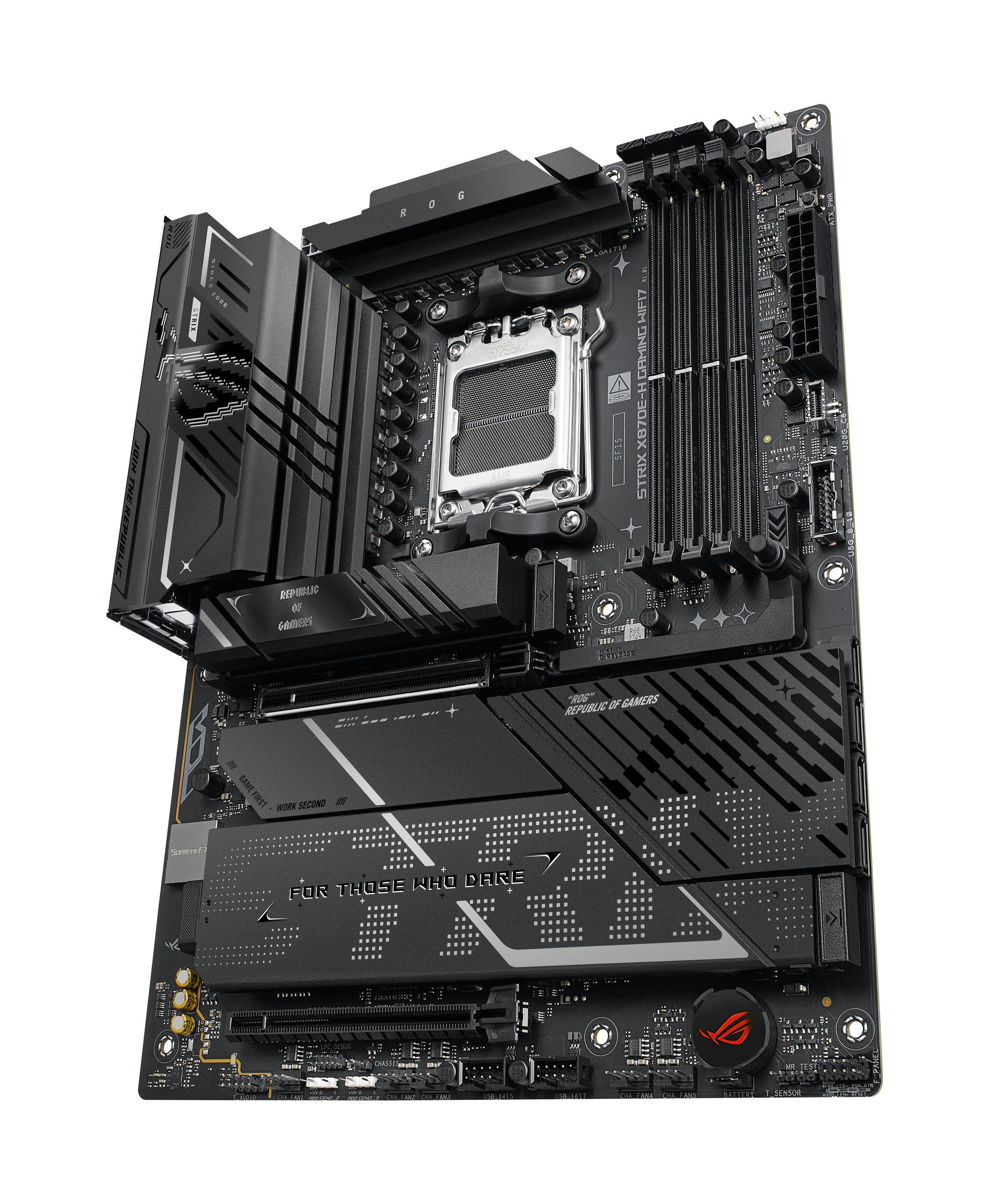 Motherboard ASUS ROG STRIX X870E-H GAMING WIFI7 (AM5 - ATX - Duplo canal - Preto), miniatura 5