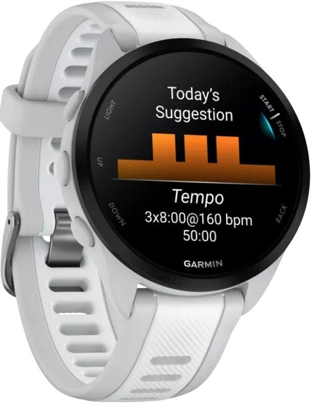 Smartwatch GARMIN Forerunner 165 43 mm (Redondo - Android, iOS - AMOLED - Cinzento/Branco) — miniatura 4