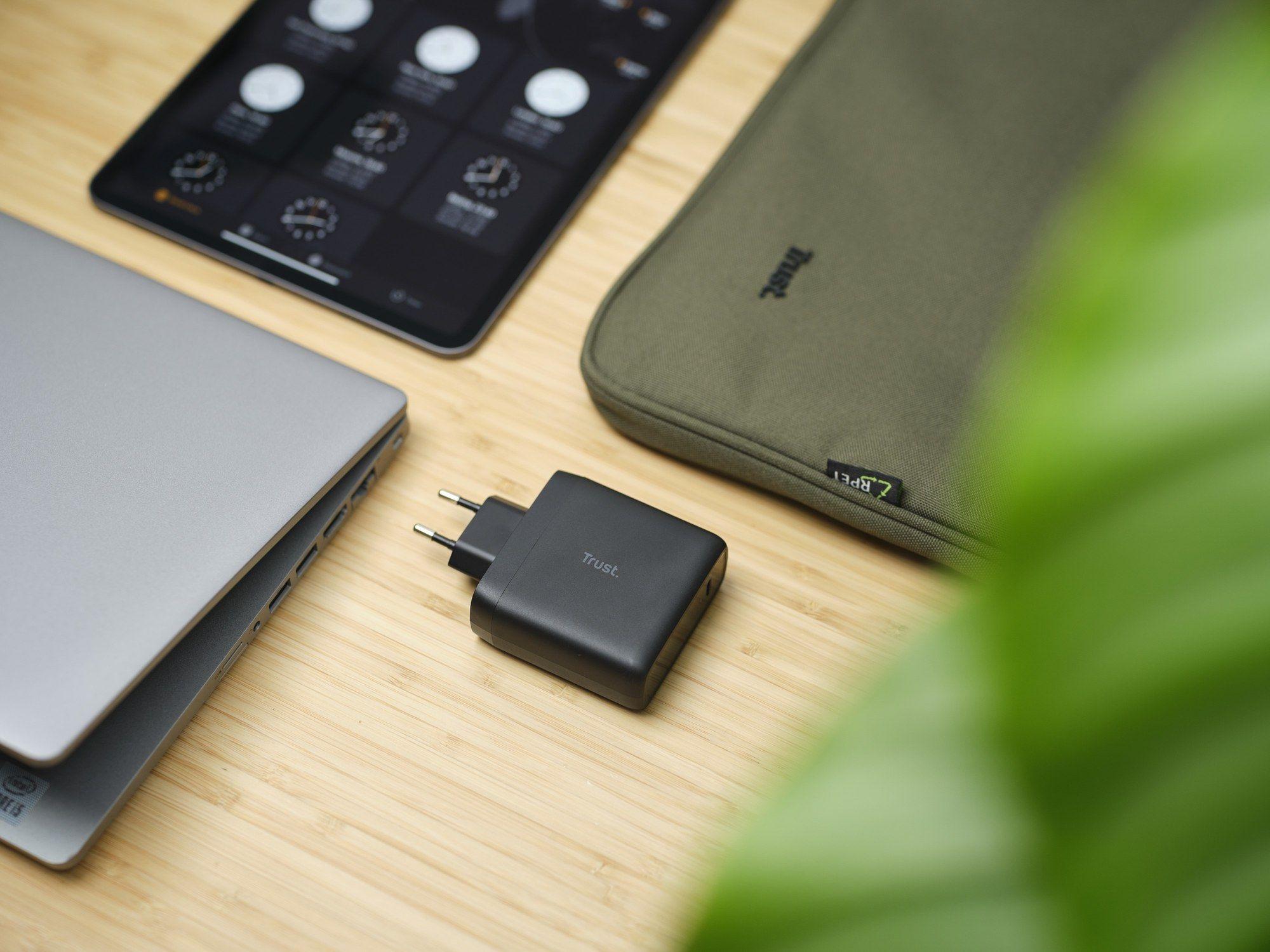 Carregador de Parede USB-C TRUST Maxo 100W (USB-C para USB-C - Universal - Preto) — miniatura 7