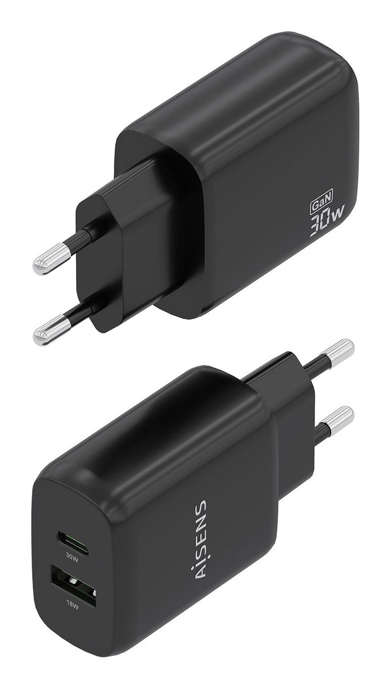 Carregador AISENS A110-0924 (33 W - 30 W - Preto), miniatura 3