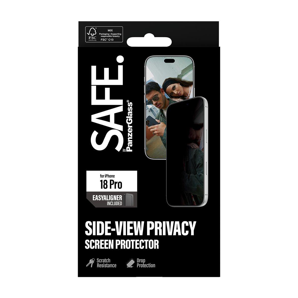 Protetor de Ecrã de Privacidade PANZERGLASS SAFE. para iPhone 18 Pro (Apple iPhone 18 Pro - Transparente), miniatura 3