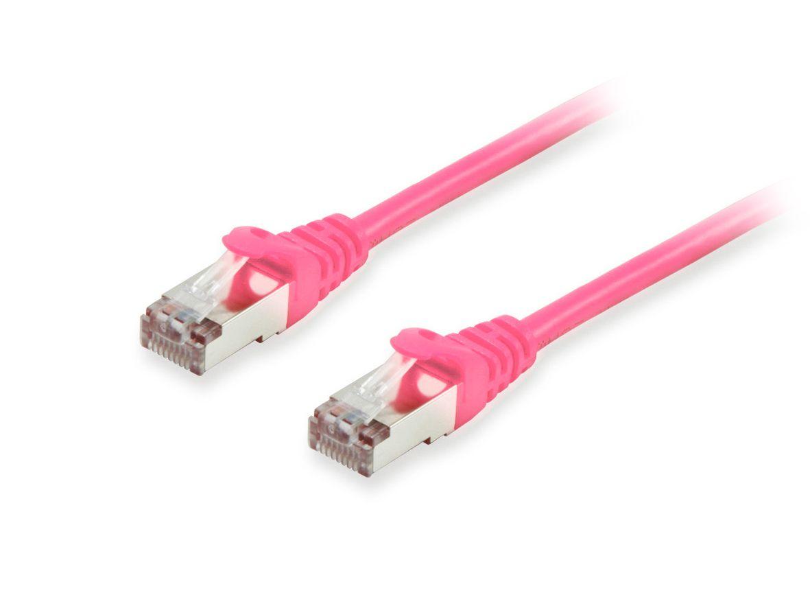 Cabo de Rede EQUIP 606902 (0,5 m - RJ-45 - Rosa)