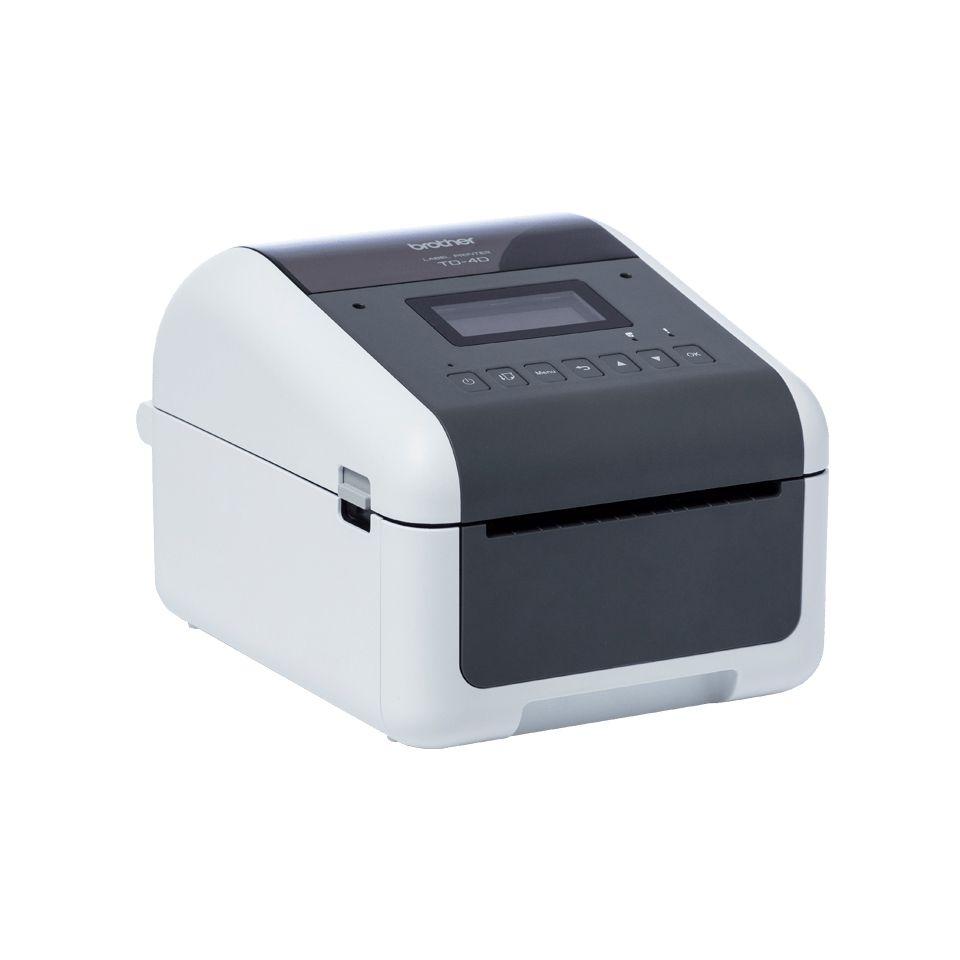 Impressora de Etiquetas, Recibos e Pulseiras BROTHER TD-4455DNWB (Com fios - Cinzento e Branco), miniatura 5