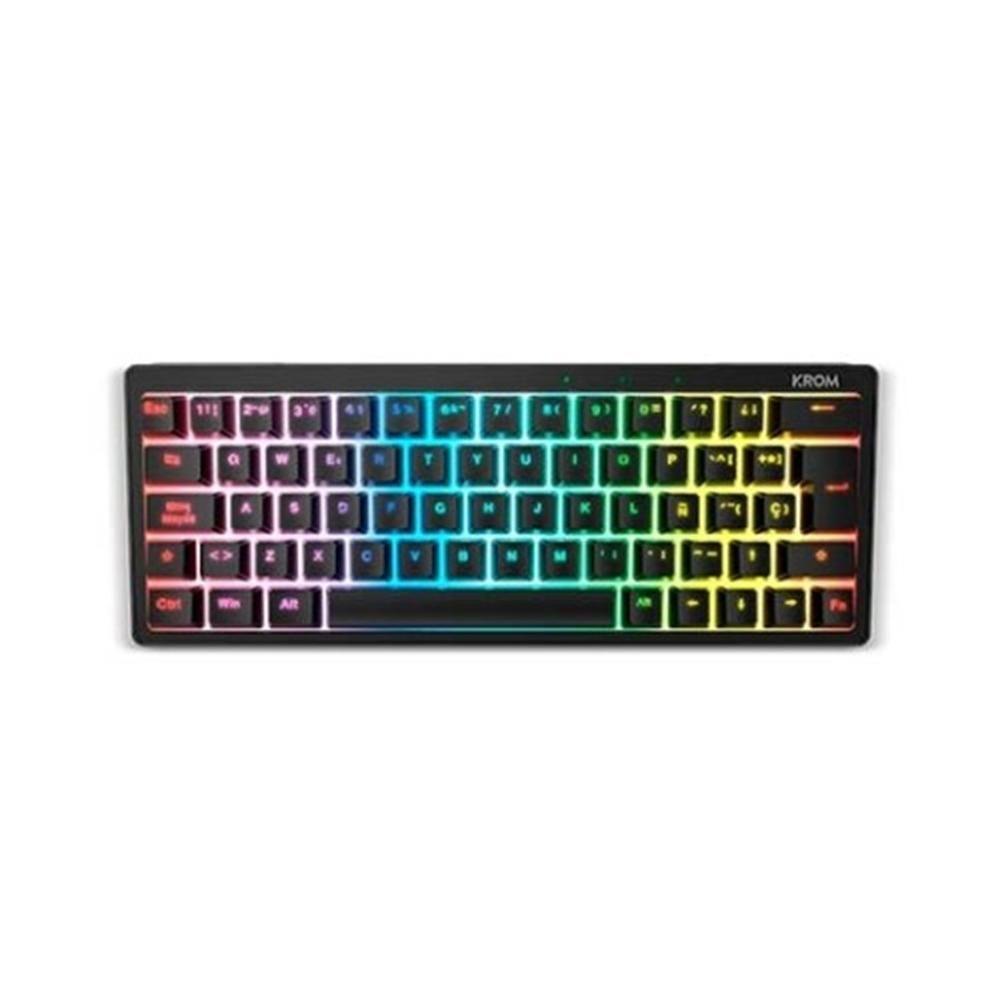 Teclado KROM KREATOR (ES - Mecânico - 60% - Preto)