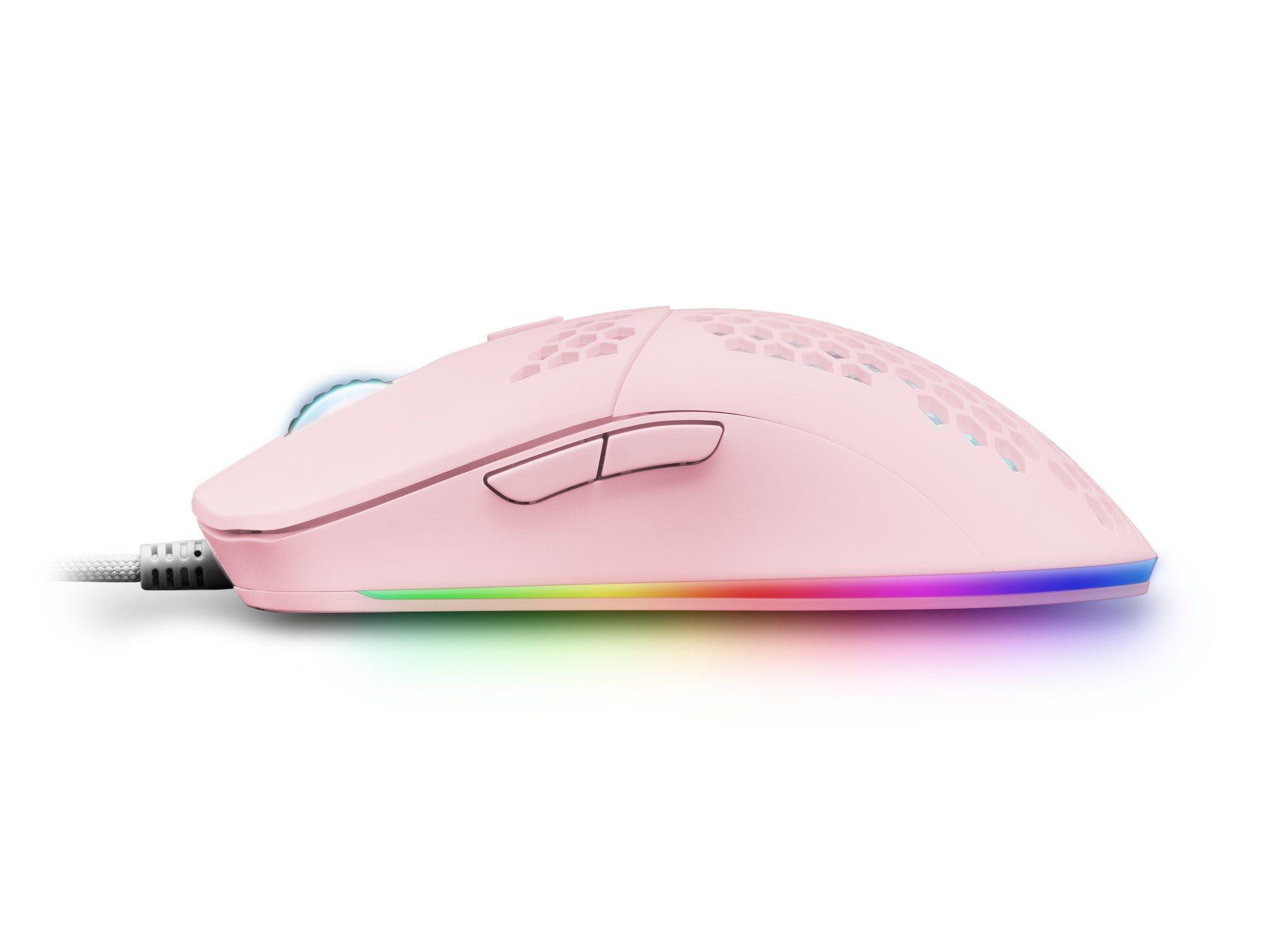 Rato MARS GAMING MMAXP (Mão direita - 12400 DPI - Ótico - Rosa), miniatura 4
