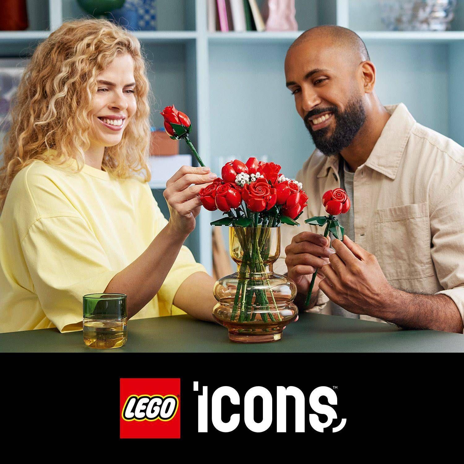 LEGO 10328 Icons Buquê de Rosas (18+ anos - 822 peças) — miniatura 4