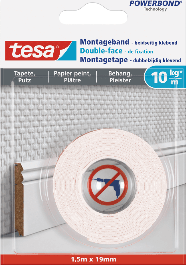Fita de Montagem Dupla Face TESA 77742-00000-00 (Polietileno - Branco)