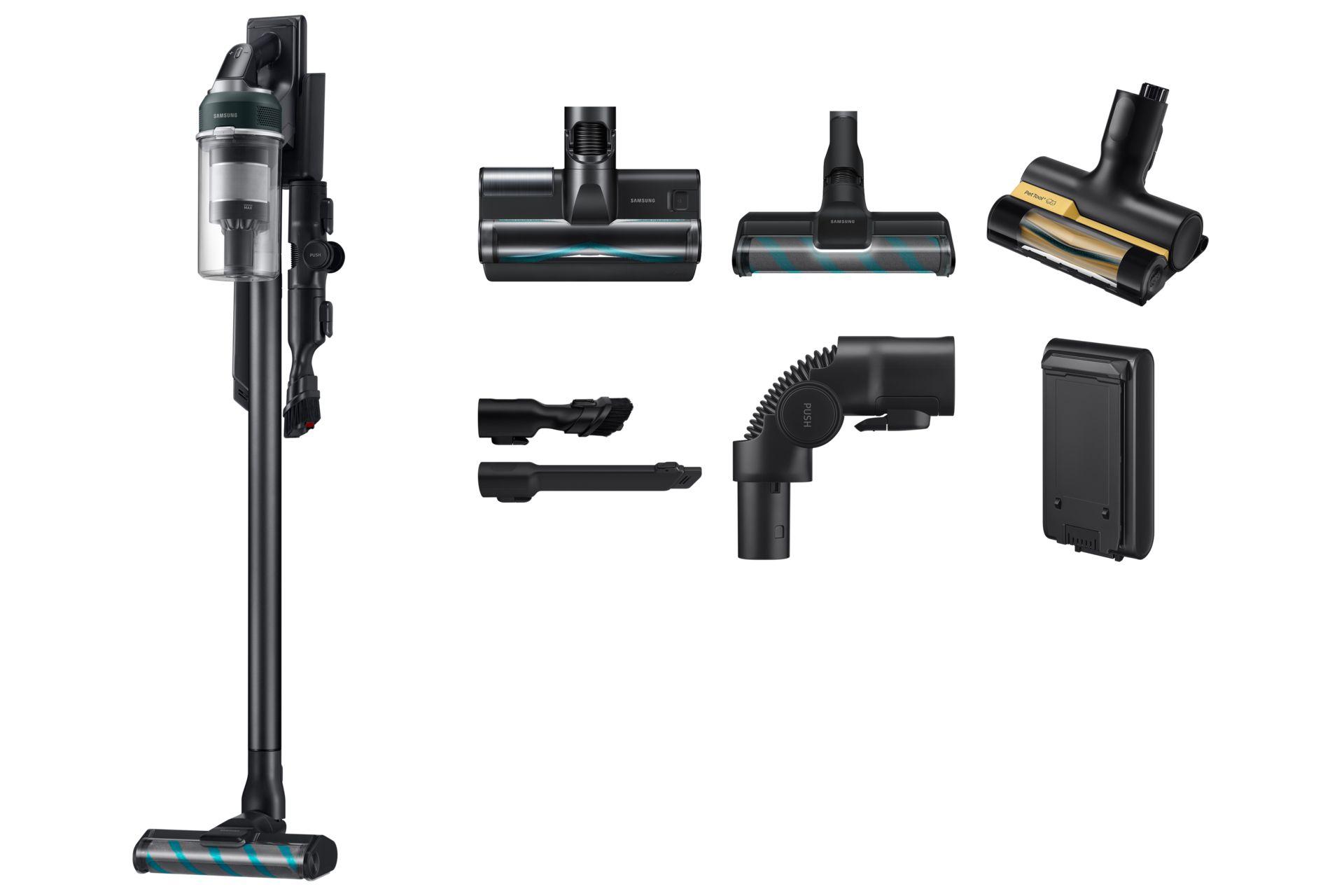 Aspirador Vertical SAMSUNG VS70H25WFT/WA Jet 85 (Altura 113 cm - Verde), miniatura 2