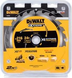 Lâmina de Serra Circular DEWALT DT99568-QZ (216 mm - 30 mm - 24 dentes)