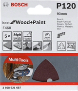 Folhas de Lixa BOSCH C430 2608607410 (Castanho), miniatura 4