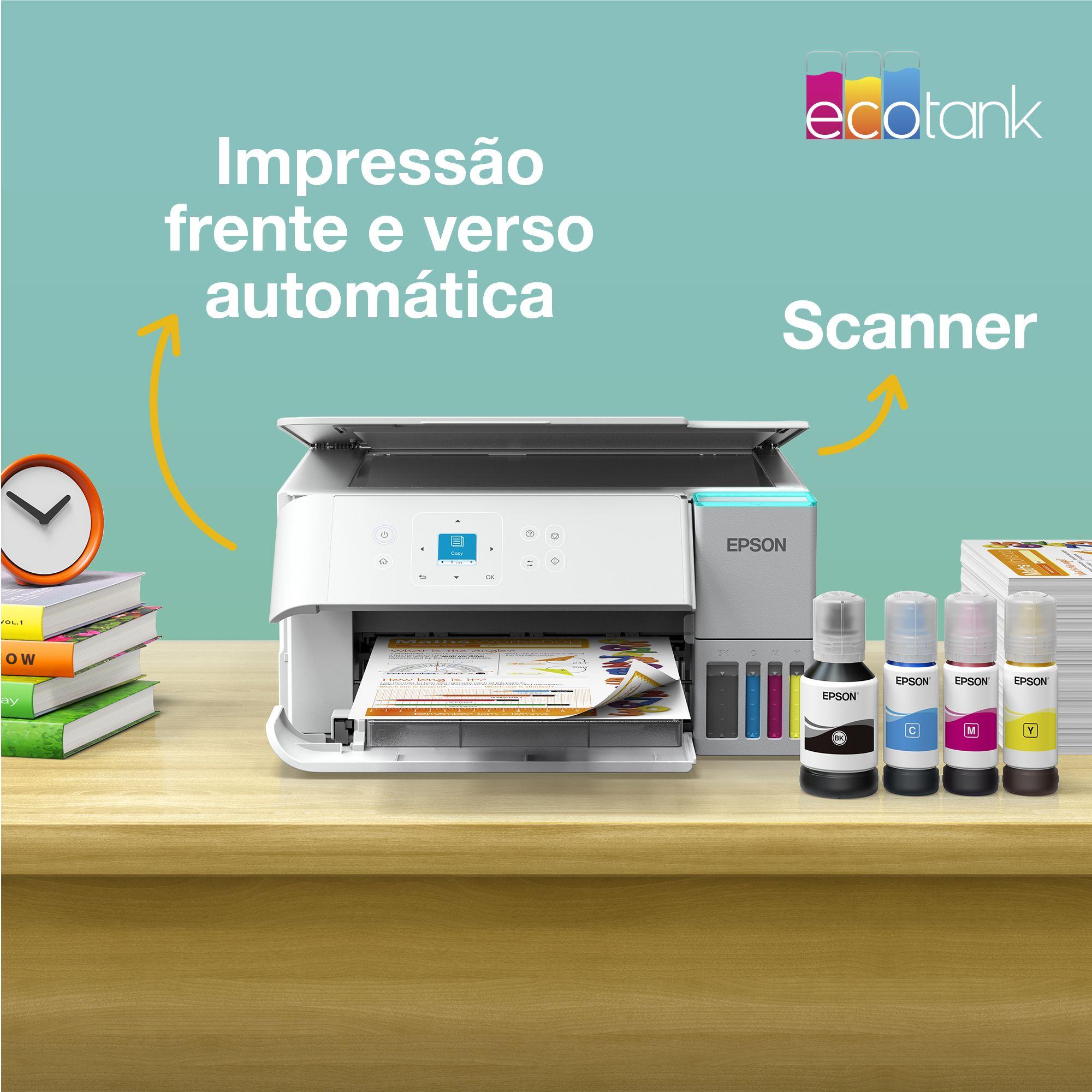 Impressora Multifunções EPSON EcoTank ET-2956 (A4 - Impressão a cores - 100 folhas - Branco) — miniatura 12
