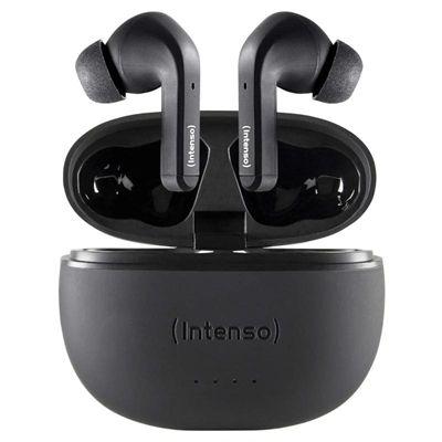 Auscultadores INTENSO Buds T300A (Binaural - Intra-auditivo - 1,3 cm - Preto)