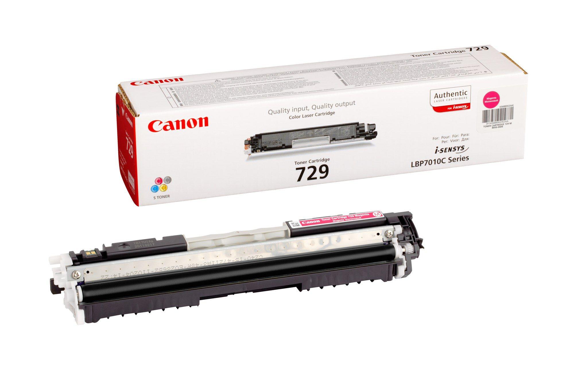 Toner CANON 729M (1000 páginas - i-SENSYS LBP 7010C, LBP 7018C - Magenta), miniatura 2