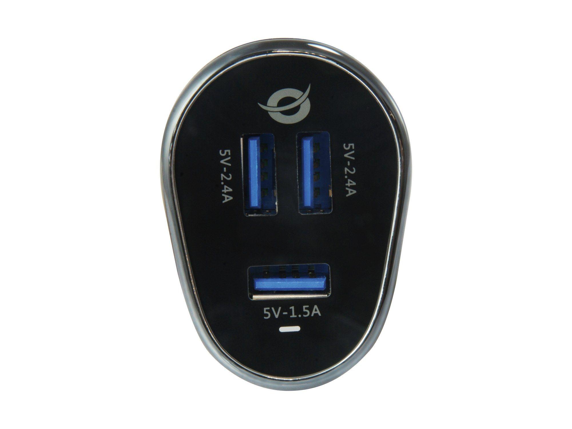 Carregador de Isqueiro CONCEPTRONIC CARDEN06B (31,5 W - Preto), miniatura 2