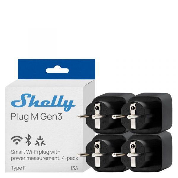 Tomada Inteligente SHELLY Plug M Gen3 (Preto) — miniatura 2