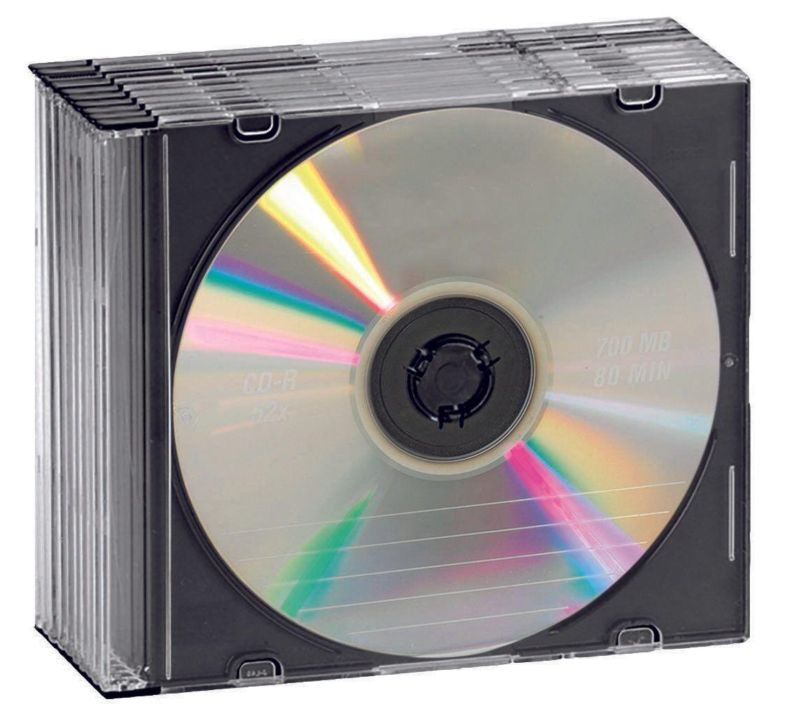 Caixas Slim para CD/DVD INTENSO 9001602 (CD e DVD - Transparente) — miniatura 2