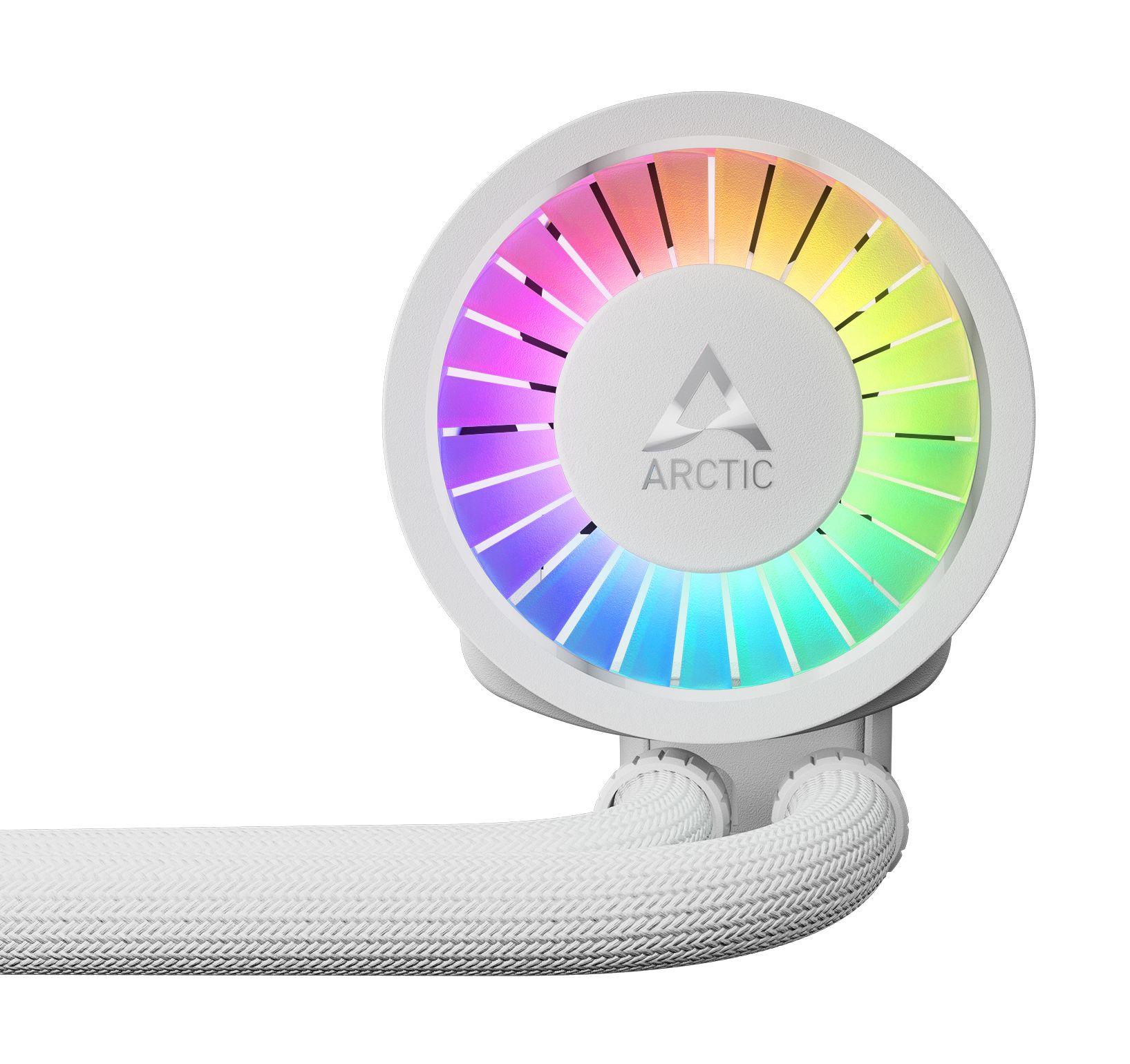 Refrigeração Líquida Tudo-em-Um ARCTIC Liquid Freezer III Pro 280 A-RGB (LGA 1851, LGA 1700, AM4, AM5 - AM4, LGA 1700, LGA 1851 - 120 mm - Branco) — miniatura 5