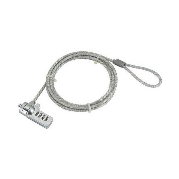 Cabo de Segurança para Portátil GEMBIRD LK-CL-01 (Portátil - PVC, aço e zinco - 1,8 m - Prateado), miniatura 2