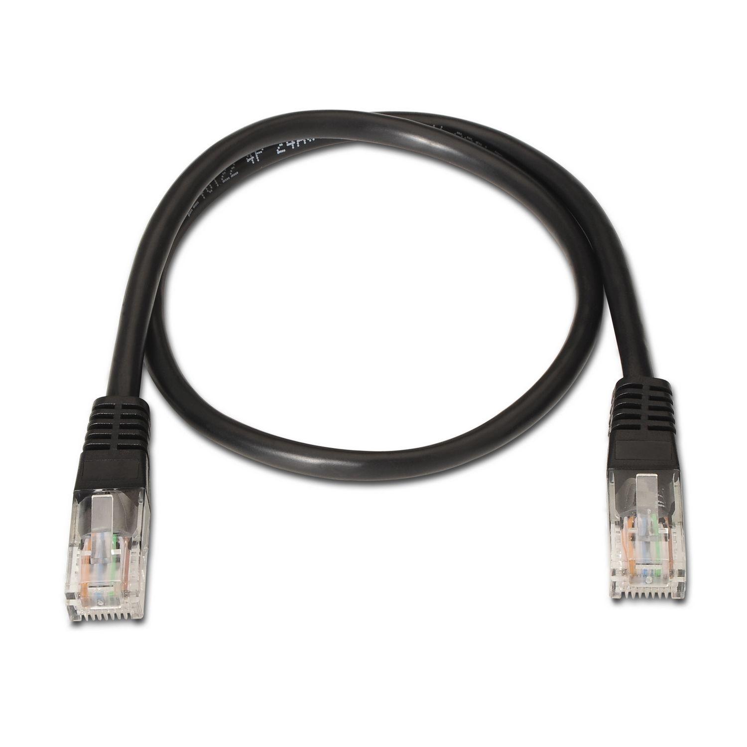 Cabo de Rede AISENS A135-0259 (2 m - Cat6 - RJ-45 - Preto), miniatura 2