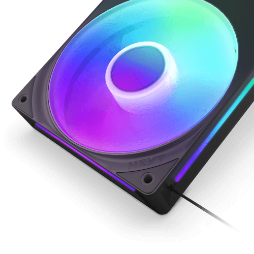Ventoinha NZXT F280 RGB Core (Plástico, borracha - Multi - 2,25 W - Preto), miniatura 5
