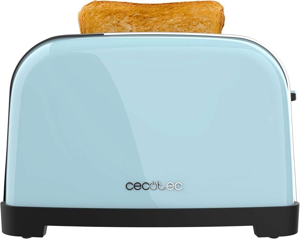 Torradeira CECOTEC Toastin' Time 1700 Double (1700 W - 4 fatias - Aço inoxidável - Azul-claro) — miniatura 3