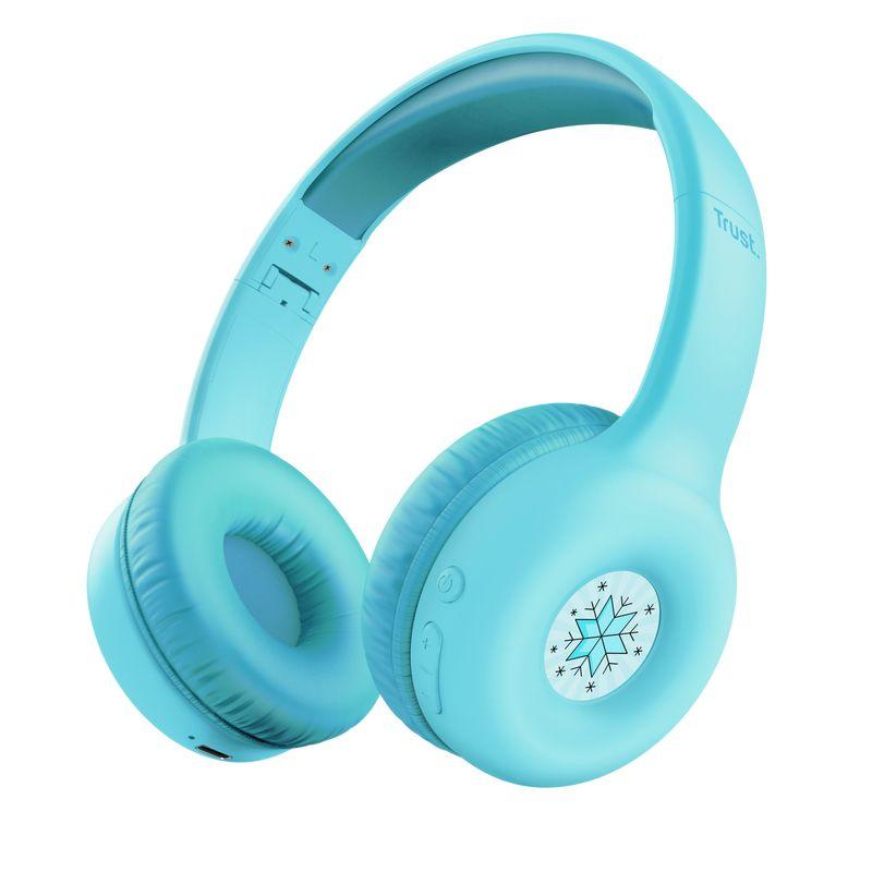 Auscultadores TRUST Nouna (Binaural - Com fios e sem fios - Supra-aural - Azul)