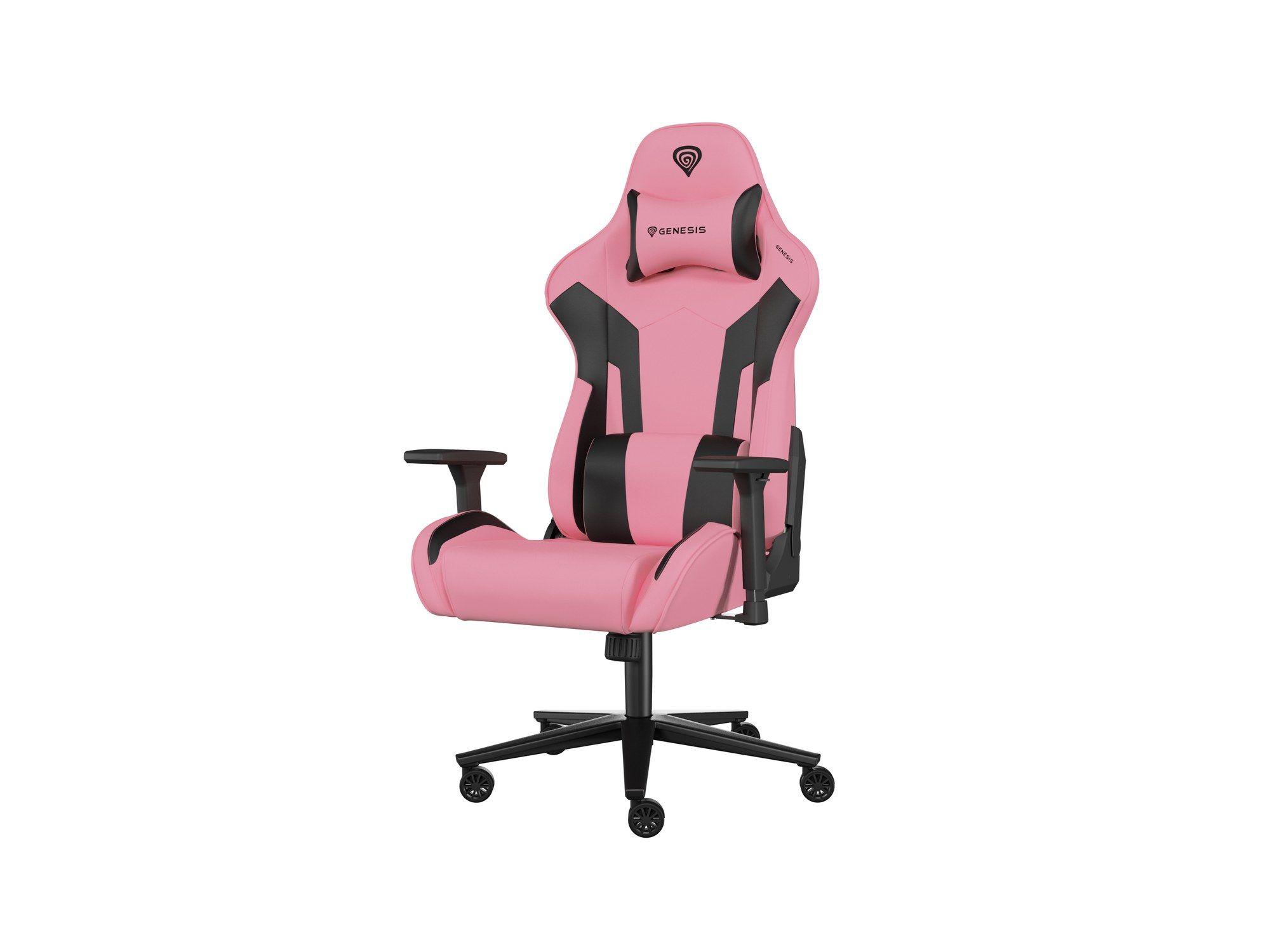 Cadeira Gaming GENESIS Nitro 720 (150 kg - 46,5-53,5 cm - Tecido - Preto/Rosa) — miniatura 8