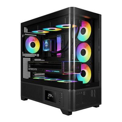 Caixa de Computador GAMDIAS Atlas P2 (Midi Tower - ATX, Micro ATX, Mini-ITX - Preto)
