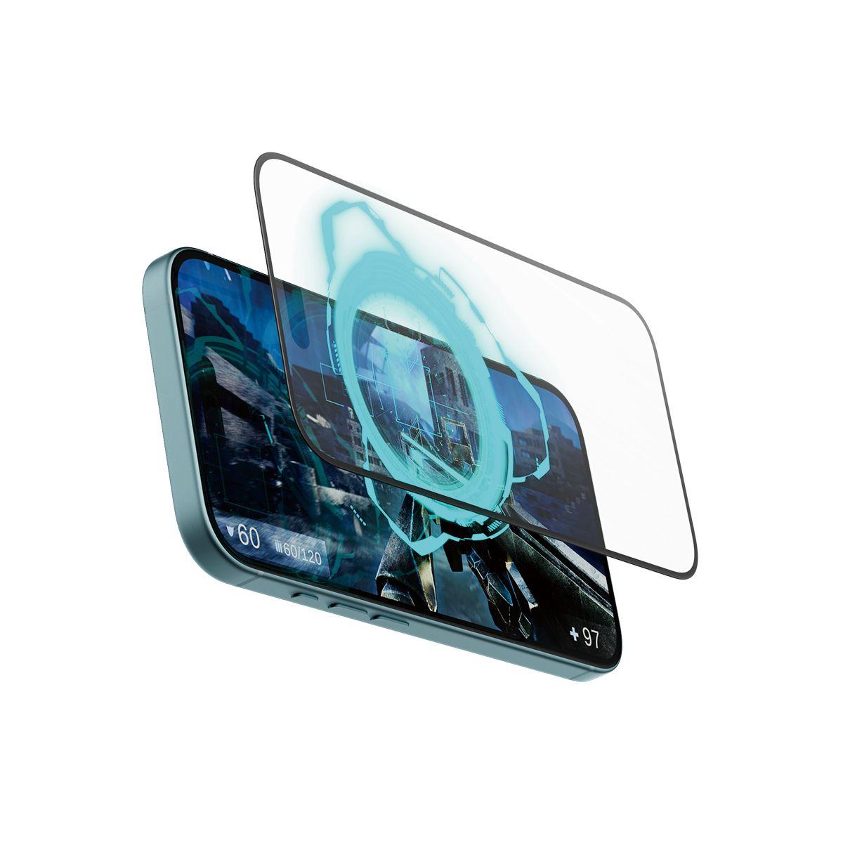 Película Protetora de Ecrã PANZERGLASS Gaming Ultra-Wide Fit para iPhone 15/16 (6,1" - Transparente)