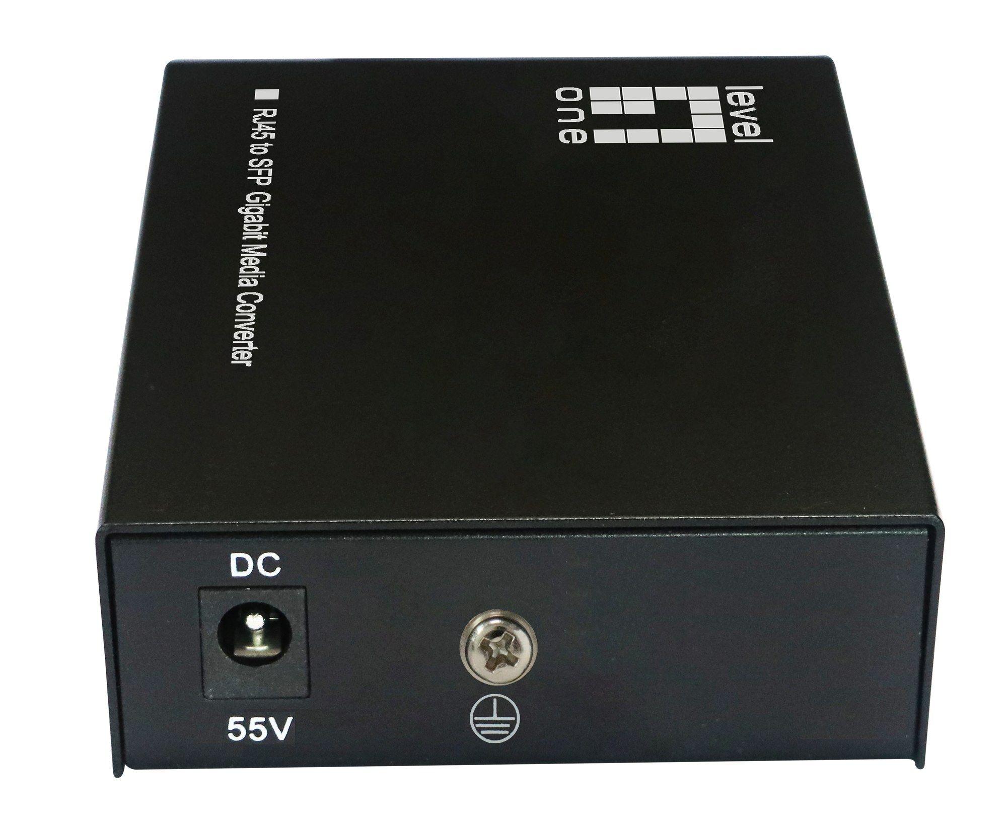 Conversor de Média LEVELONE GVT-2016 (1000 Mbit/s - Preto)