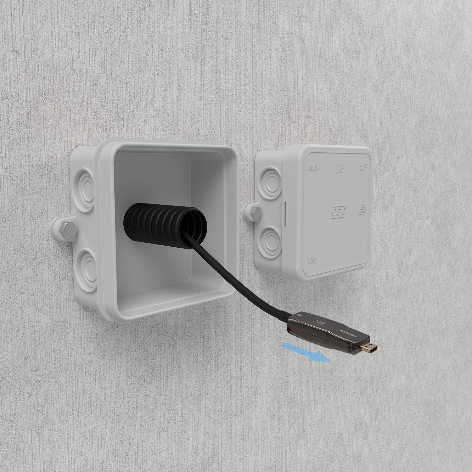 Cabo HDMI AISENS A153-0647 (40 m - 120 Hz - HDMI Type A - Preto) — miniatura 5