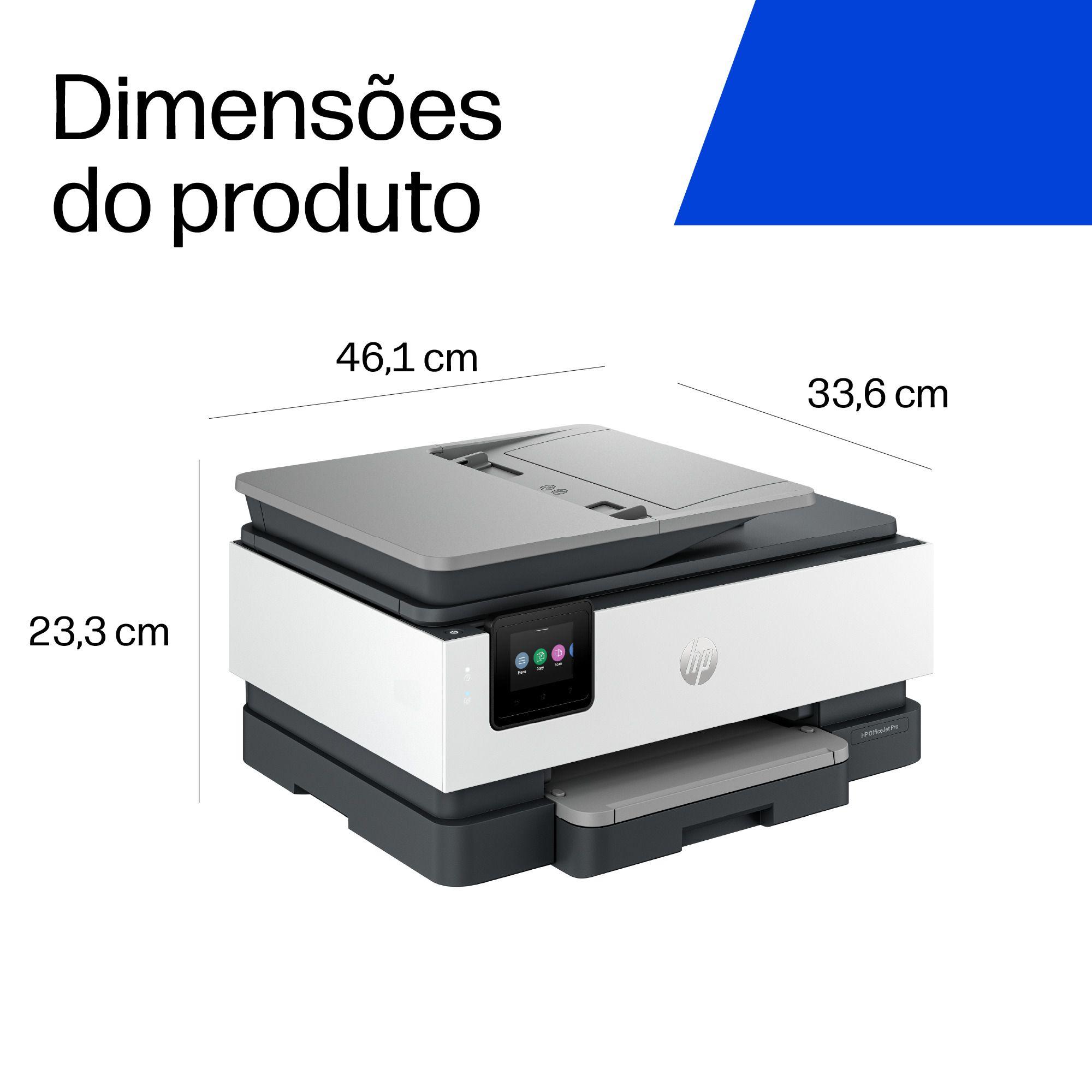 Impressora Multifunções HP OfficeJet Pro 8135e (A4 - Impressão a cores - 225 folhas - Azul), miniatura 7