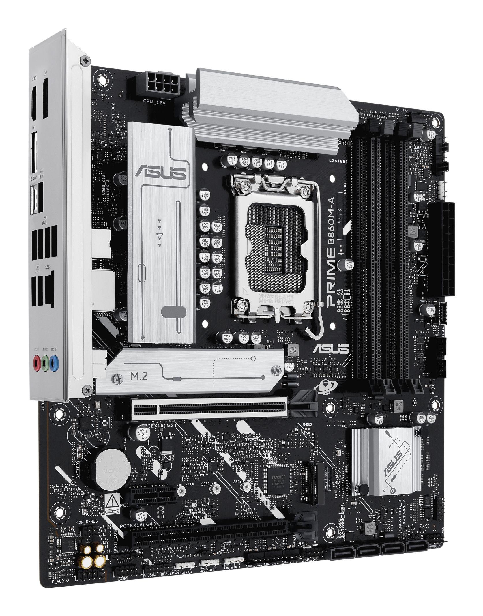 Motherboard ASUS PRIME B860M-A-CSM (LGA 1851 (Socket V1) - Intel Core Ultra - micro ATX - Multicor), miniatura 3