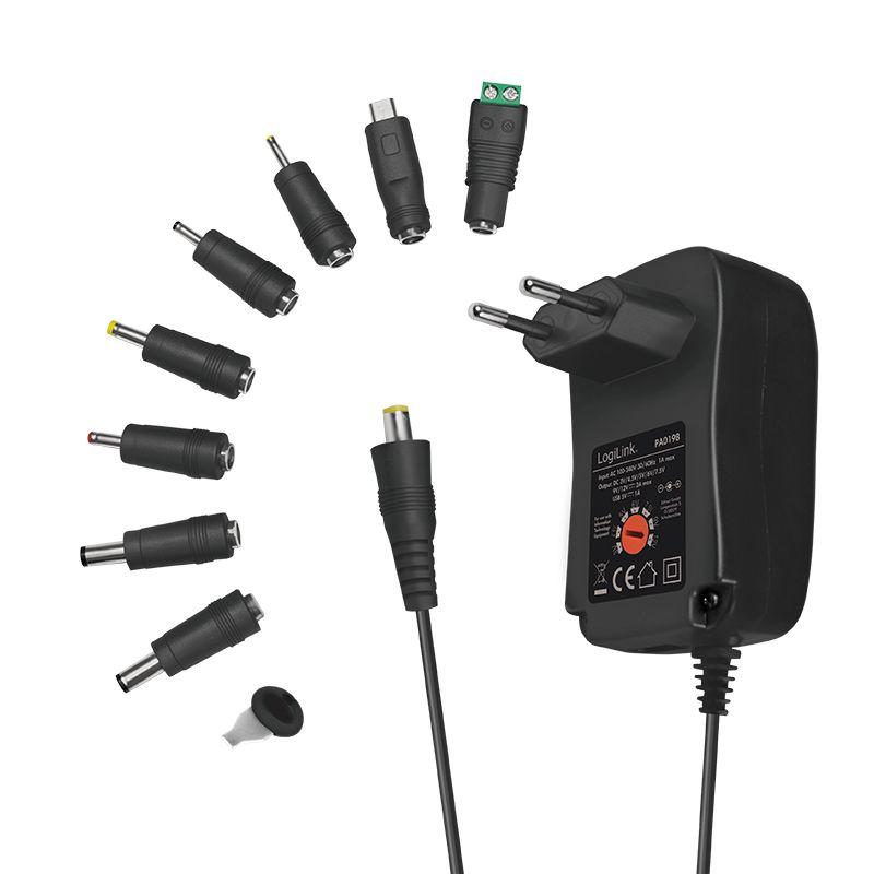 Carregador Universal LOGILINK PA0198 (24 W - Preto), miniatura 7