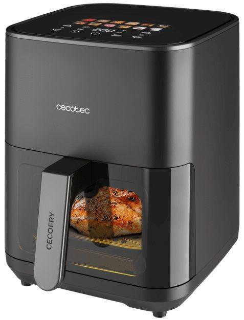 Fritadeira a Ar Independente CECOTEC Cecofry&Grill Duoheat 4000 (1900 W - 200 °C - 40 °C - Preto), miniatura 2