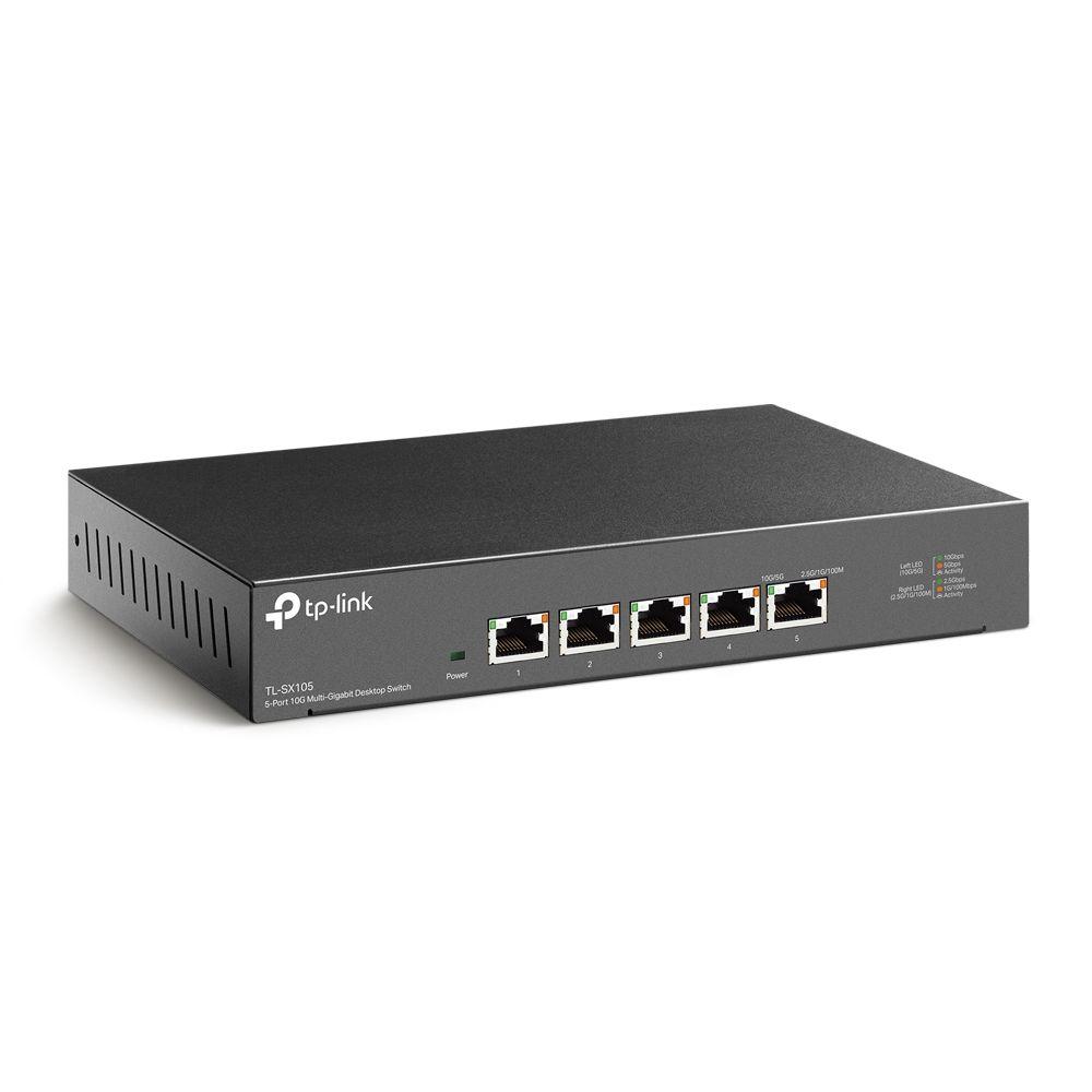Switch TP-LINK TL-SX105 (10G Ethernet - 16 MB - 100 Gbit/s - Preto), miniatura 2