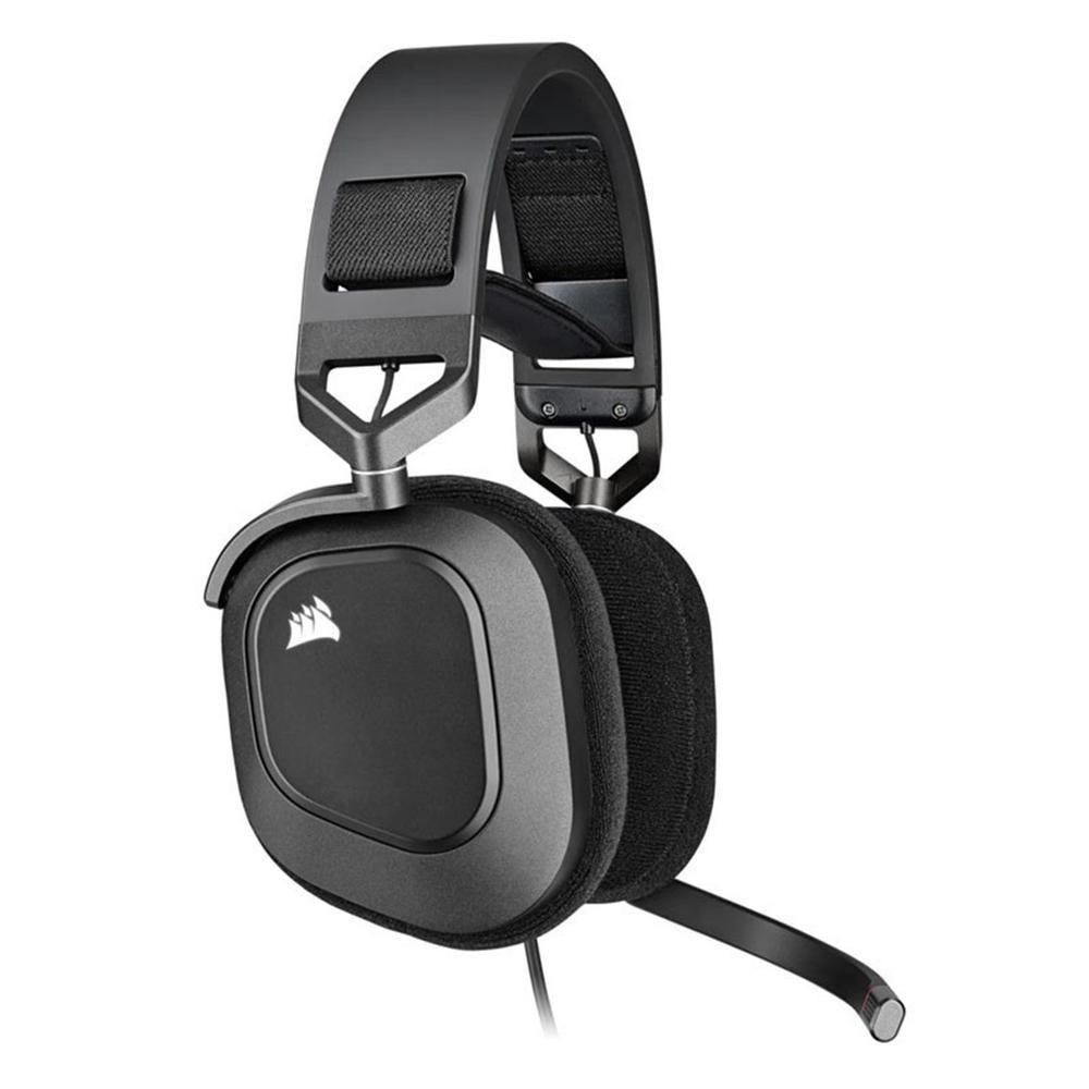 Headset Gaming CORSAIR HS80 RGB USB (Binaural - Com fios - Supra-aural - Preto), imagem 1