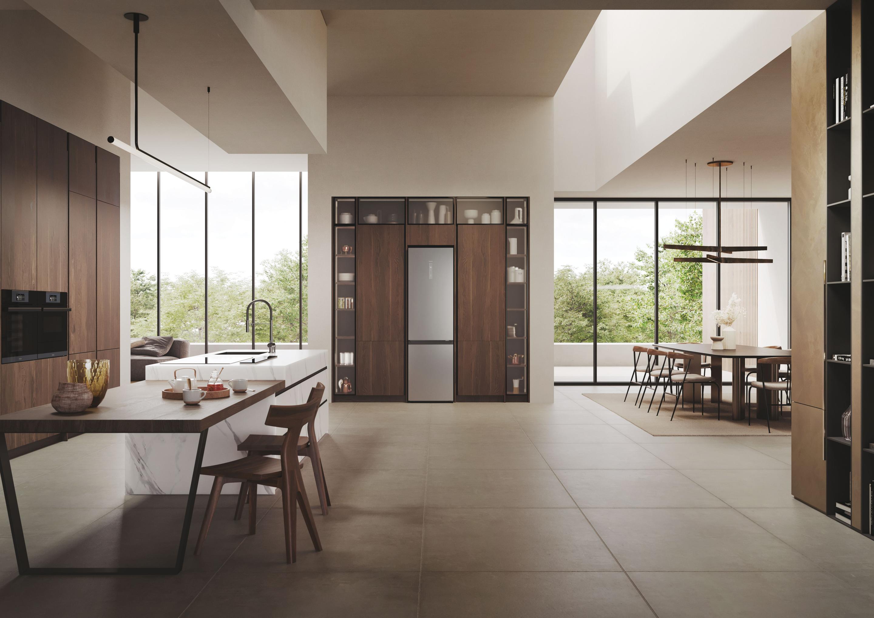 Frigorífico Combinado Independente HAIER HDPW7620AANPK (409 l - hOn - 205x59,5x66,7 cm - Inox), miniatura 12